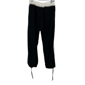 Vintage Nike Wind Pants Lined Racing Strip 90's Bungie Elastic Waist Medium